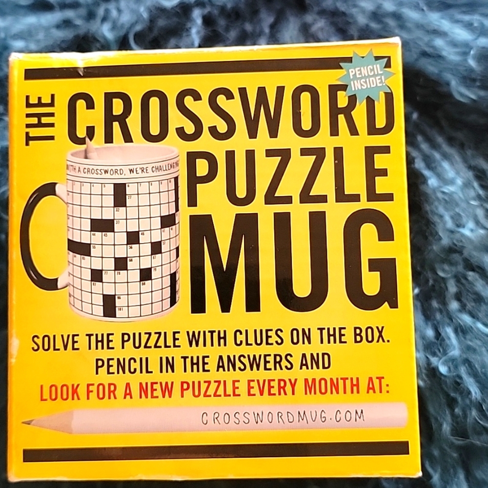 New Crossword Puzzle Mug By The U Employed Philosophers Guild